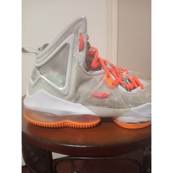 Nike LeBron 19 XIX GS 6Y Fast Food Basketball Shoes Sneakers Orange DD0418-001 - Picture 6 of 16